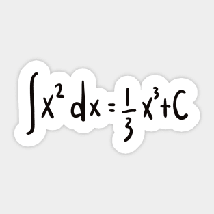 Mathematics lover Sticker